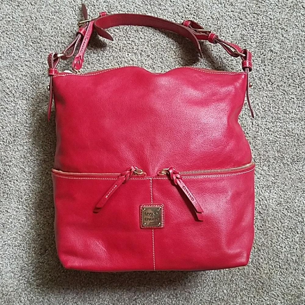 Dooney & Bourke Red Leather Tote